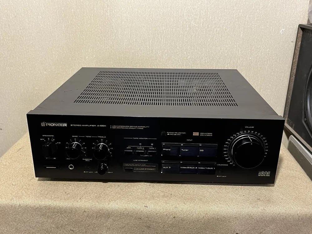 Pioneer A-66X Rare Vintage Integrated Amplifier Warranty Working Hi-Fi MM/MC