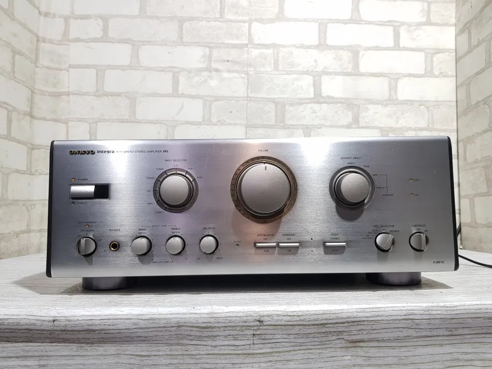Onkyo A-8870 Rare Vintage Integrated Amplifier Tested Working Stereo