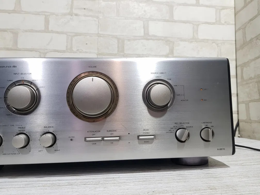 Onkyo A-8870 Rare Vintage Integrated Amplifier Tested Working Stereo