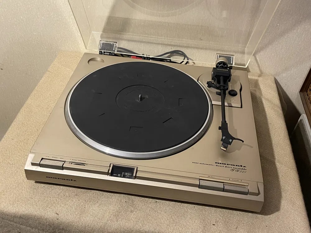 Marantz TT-221 Rare Vintage MINT Turntable Warranty Tested Direct Drive Serviced