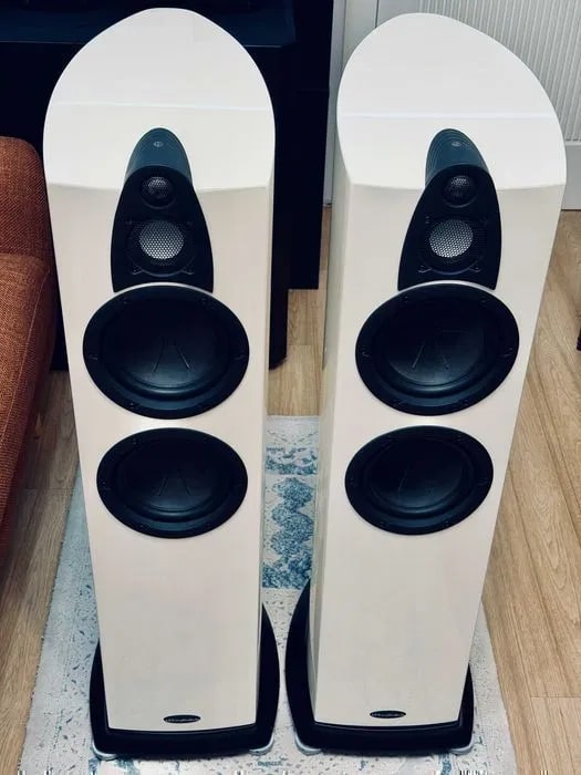 Wharfedale Jade 5 Rare England Floor Boxed Speakers Warranty White Gloss