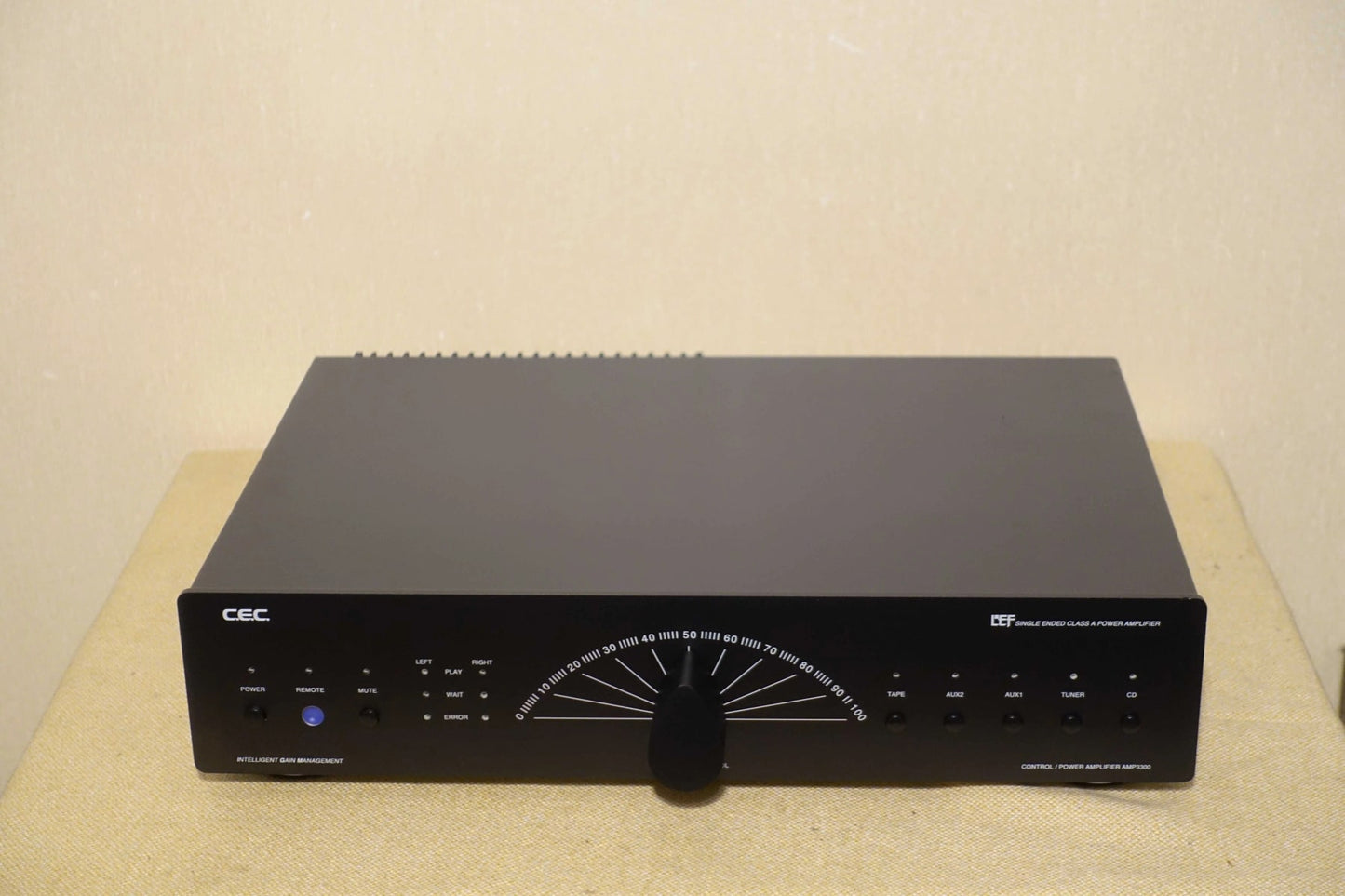 CEC AMP-3300 Rare Vintage Power Amplifier Warranty Tested Class A Stereo
