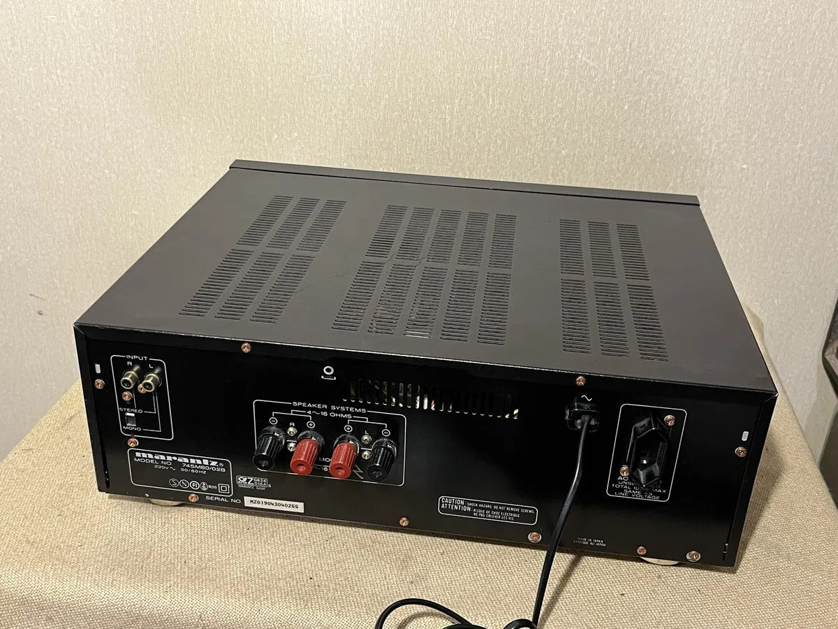 Marantz SM-80 Rare Vintage Power Amplifier Serviced Tested Stereo