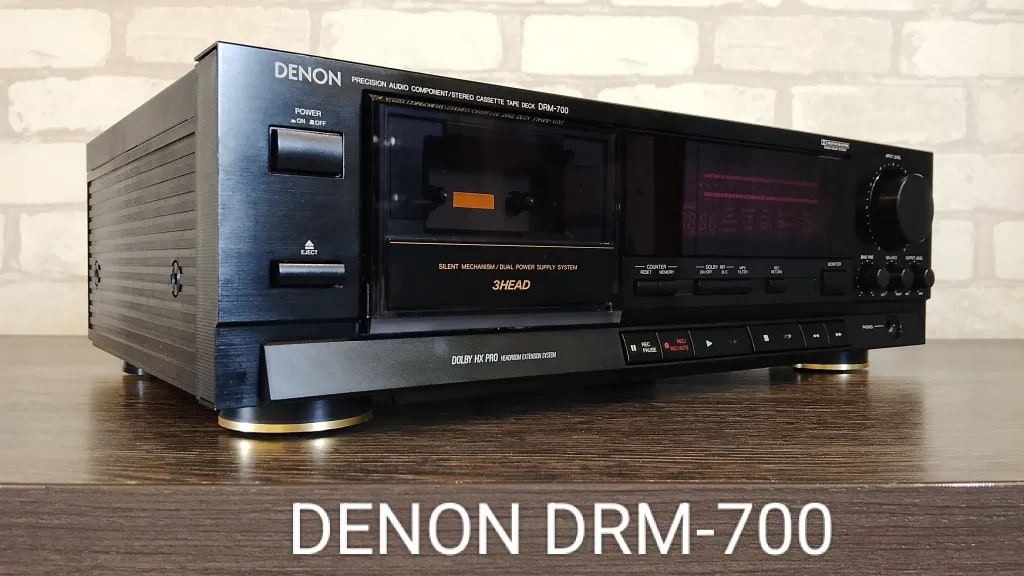DENON DRM-700 Rare Vintage Cassette Deck 3-Head Dolby B/C HX Pro Warranty