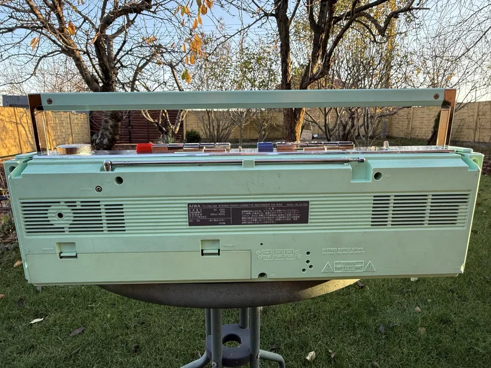 AIWA CS-W55 Rare Vintage Mint Boombox Getto blaster Warranty Tested