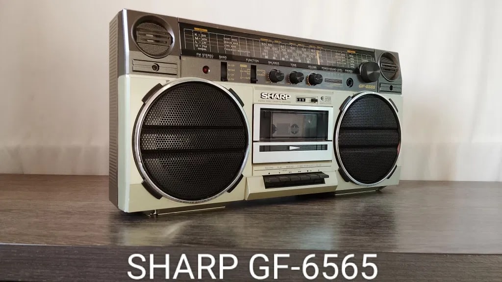 SHARP GF-6565 Rare Vintage Radio Cassette Boombox Serviced Tested