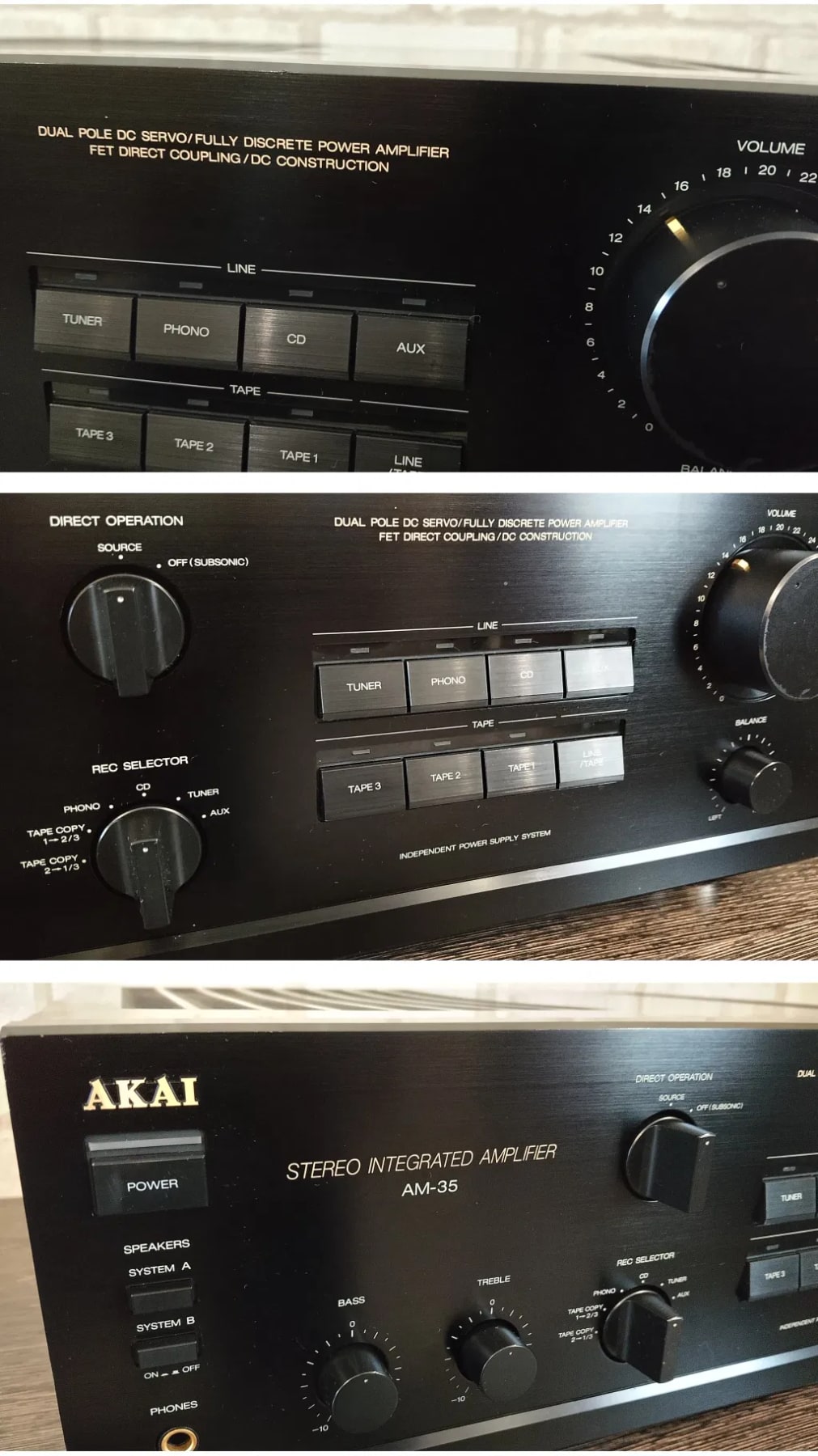AKAI AM-35 Rare Vintage Stereo Amplifier Serviced Warranty Tested Hi-Fi Serviced