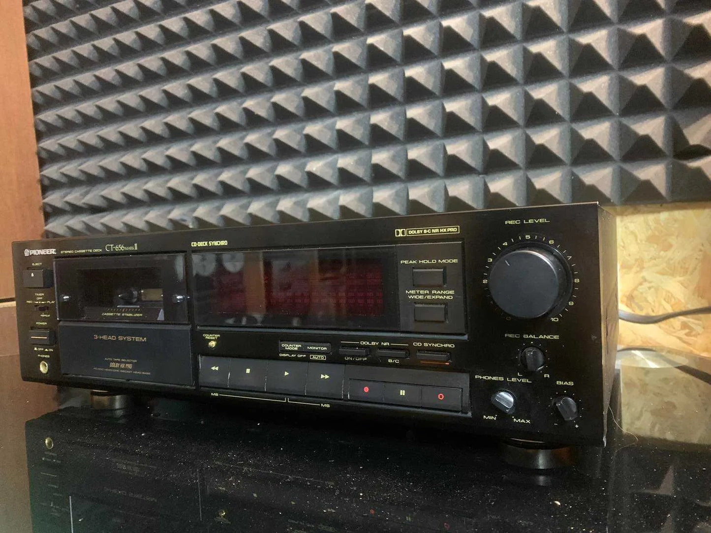Pioneer CT-656 Mark II Rare Vintage MINT Cassette Deck Tested Hi-Fi Tape Deck