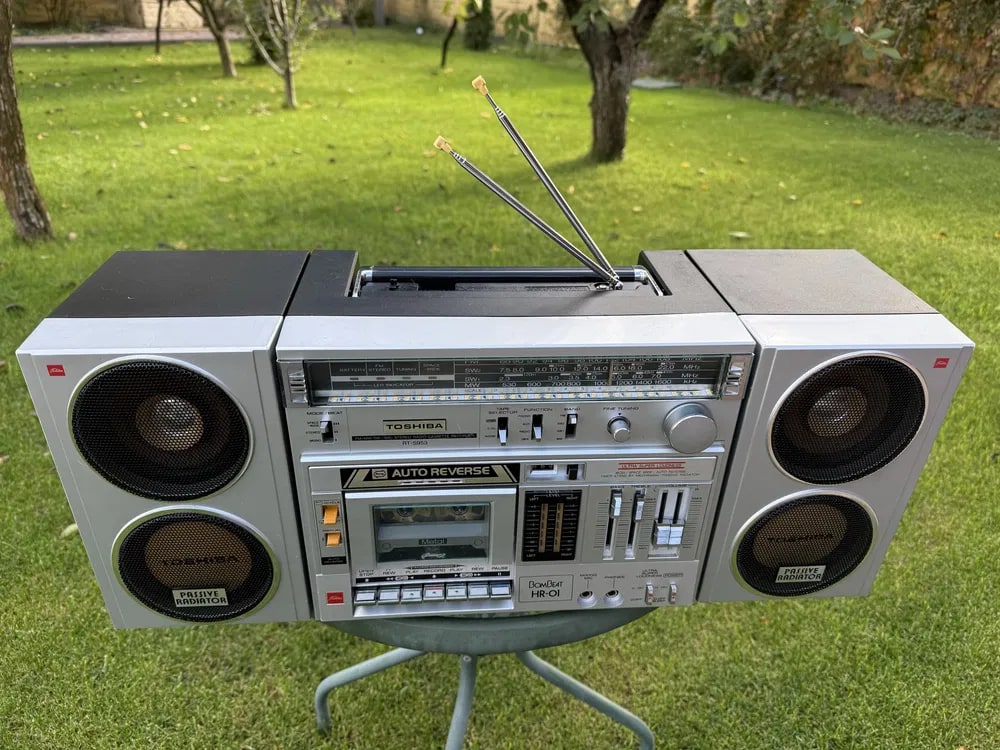 Toshiba RT-S953 Rare Vintage Japan Cassette Boombox Getto blaster Warranty