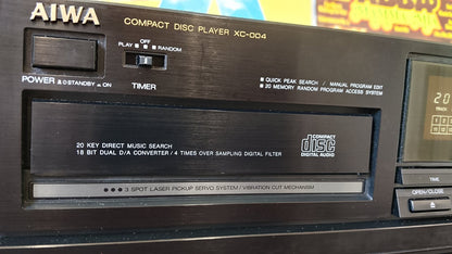AIWA XC-004E Rare Vintage CD Player Working Hi-Fi Stereo Remote