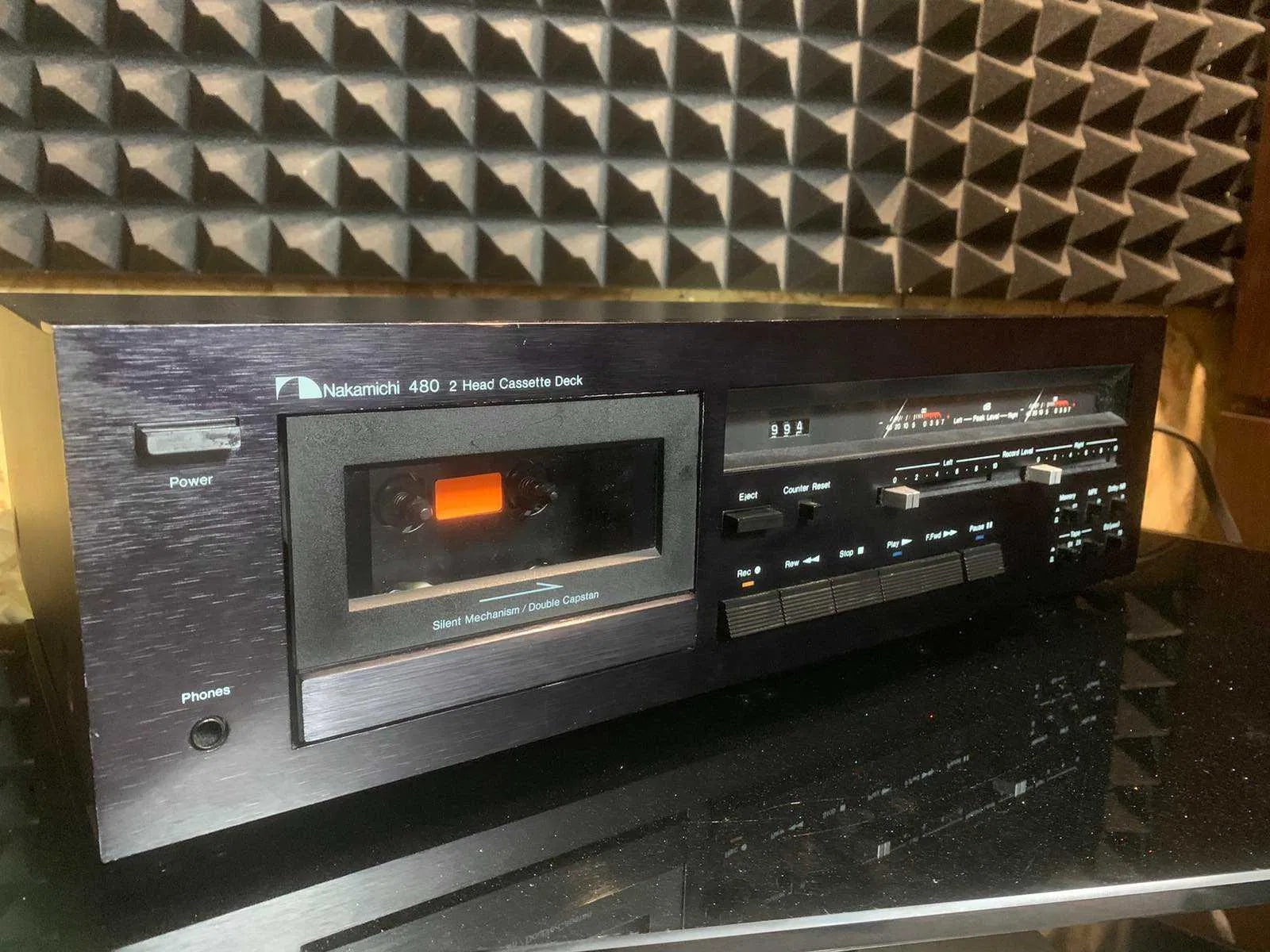 Nakamichi 480 Rare Vintage Cassette Deck Serviced Dual Capstan Warranty