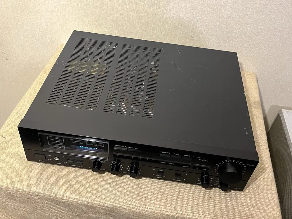 Denon DRA-350 Rare Vintage Stereo Receiver Working Hi-Fi Analog Tuner