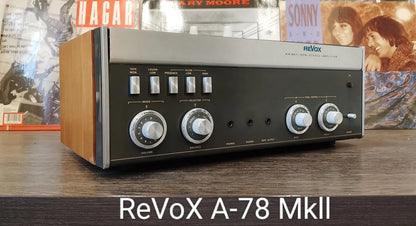 Revox A-78 MkII Rare Vintage Integrated Stereo Amplifier Serviced