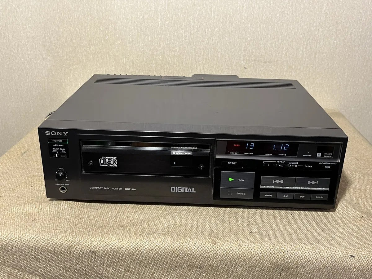 Sony CDP-101 Rare Vintage CD Player Tested 101V