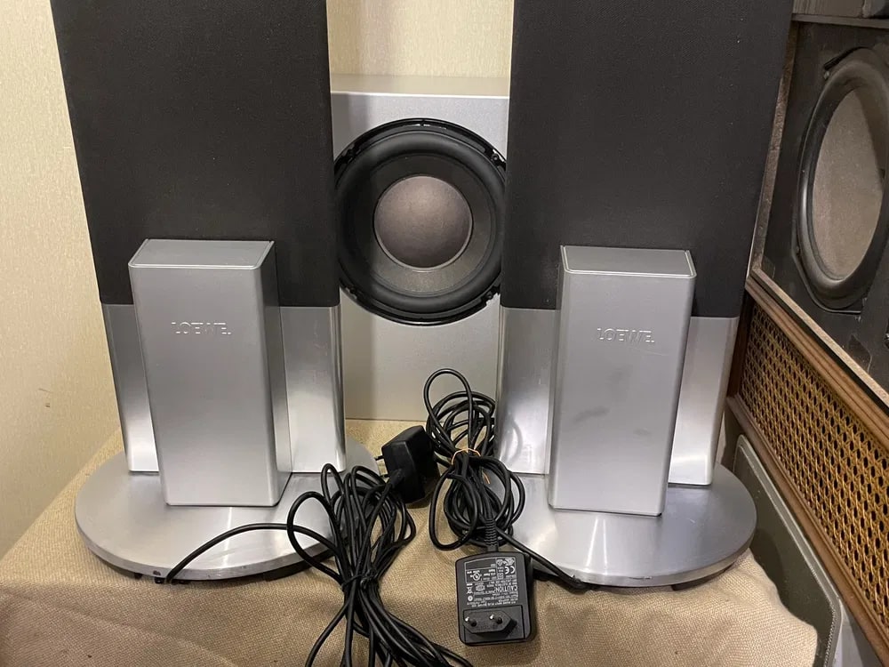 Loewe Individual Stand Speaker SL Subwoofer 525 Rare Vintage Speaker Warranty