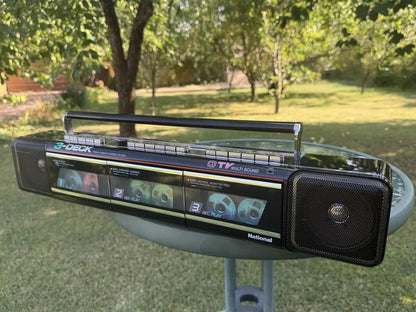 National RX-F333 Rare Vintage Boombox Working Radio Cassette Player