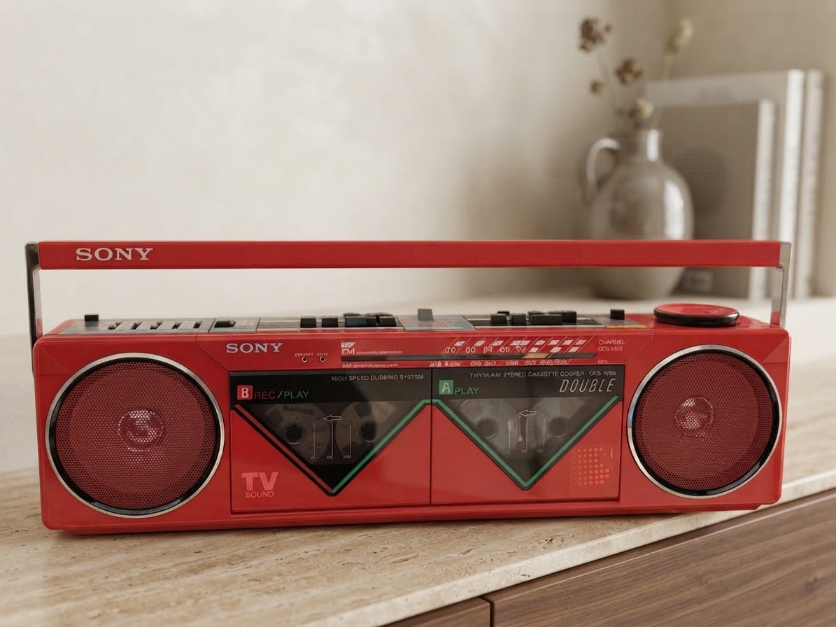 Sony CFS-W50 Rare Vintage MINT Boombox Tested Stereo Hi-Fi Analog Warranty