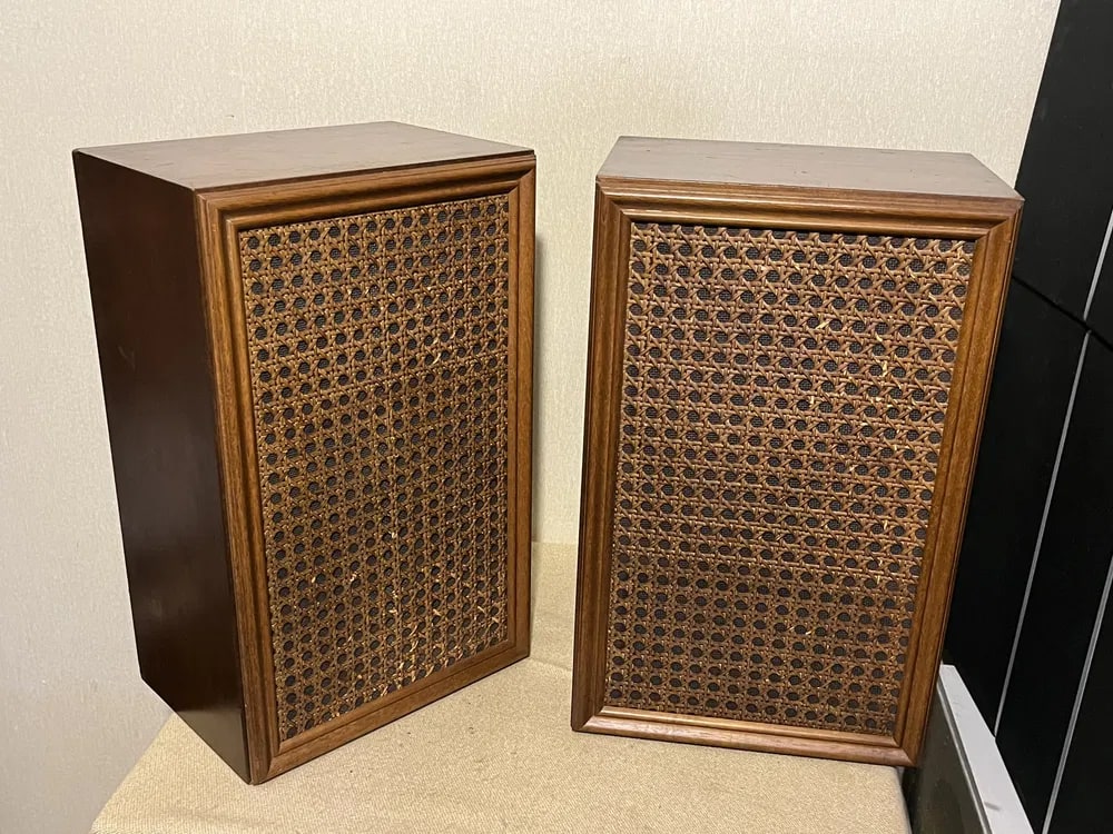 AUDION BOX 480 Rare Vintage 3-Way Speakers German Hi-Fi Working