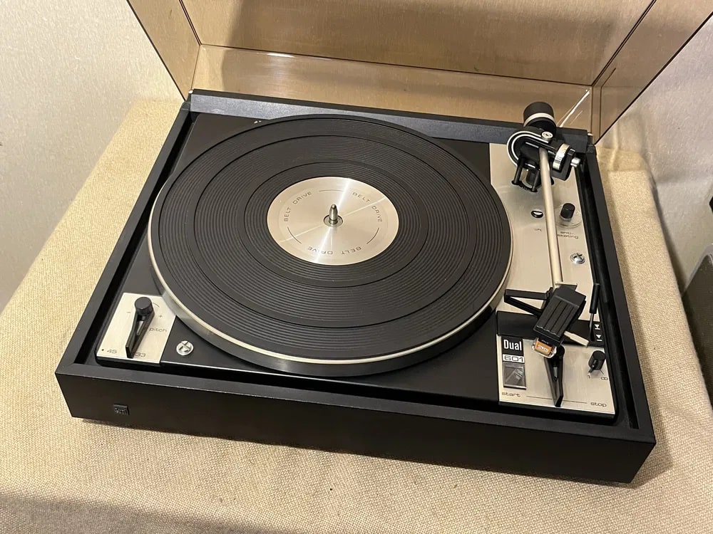 DUAL CS-601 Rare Vintage Turntable Serviced Tested Belt Drive Hi-Fi