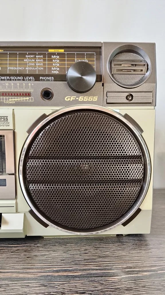 SHARP GF-6565 Rare Vintage Radio Cassette Boombox Serviced Tested