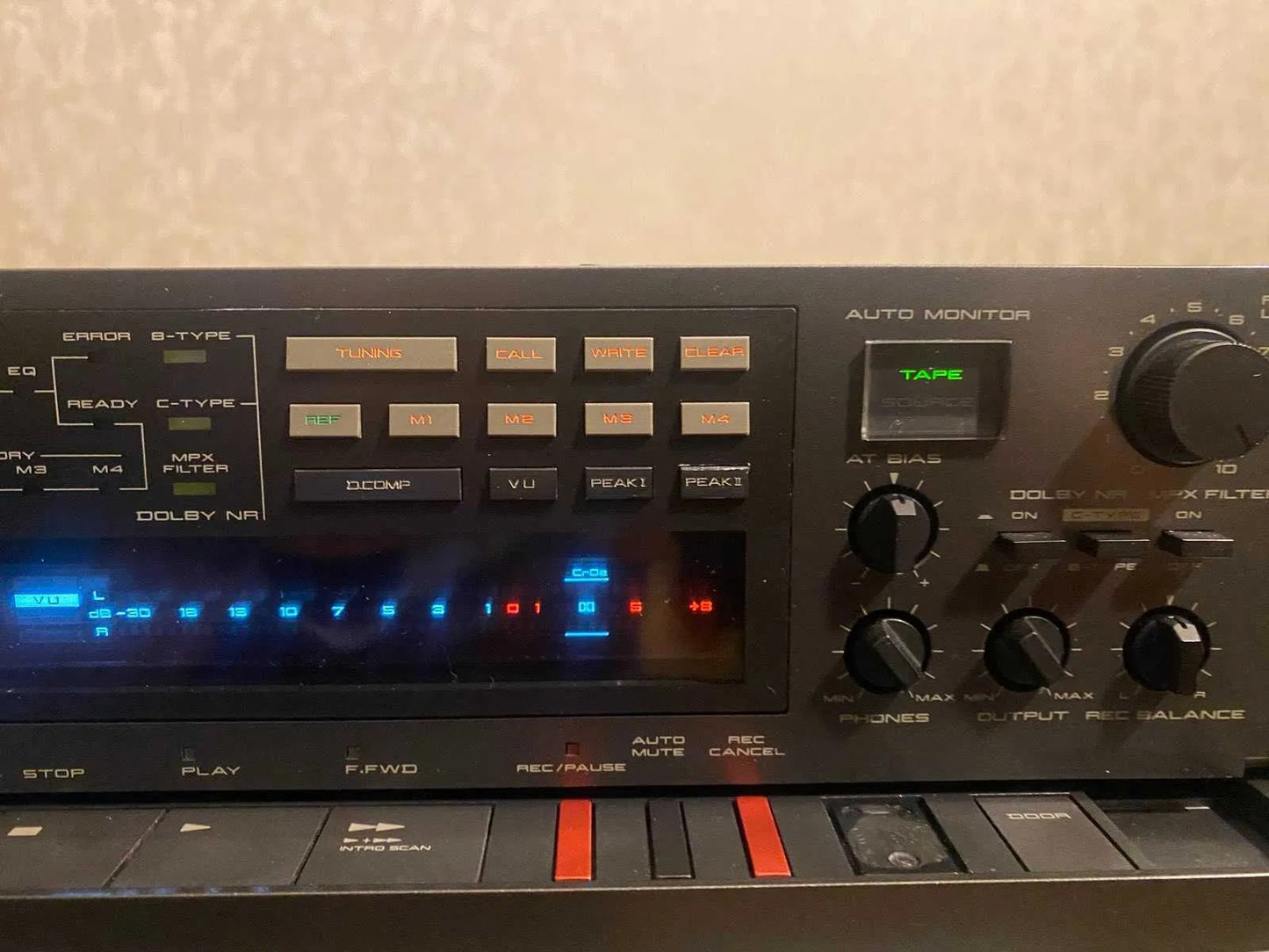 AKAI GX-F91 Rare Vintage MINT Cassette Deck Serviced Stereo Japan Warranty