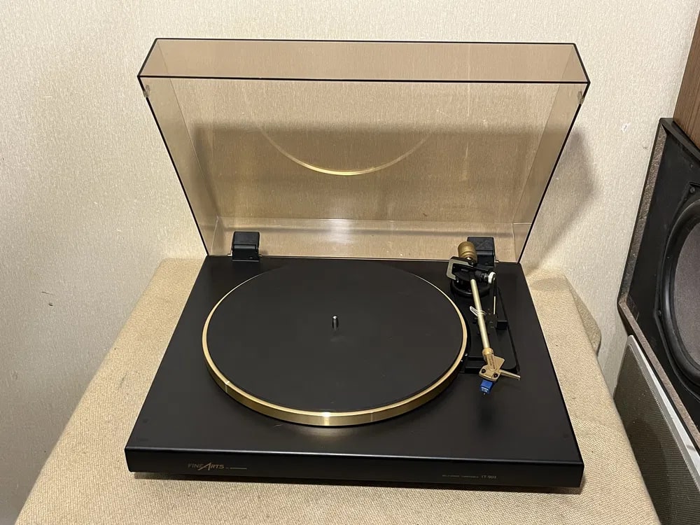 DUAL / GRUNDIG FINEARTS TT-903 GOLD Rare Vintage Turntable Warranty