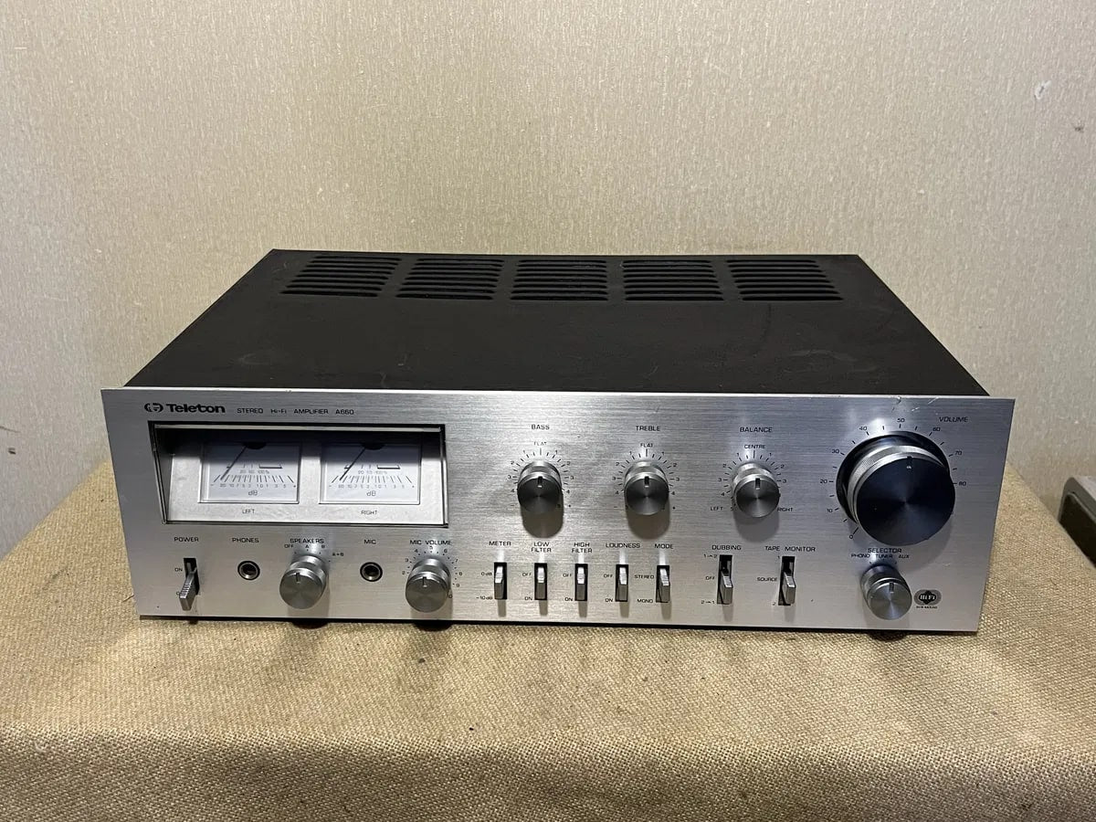Mitsubishi A660 Teleton Rare Vintage Integrated Amplifier Tested