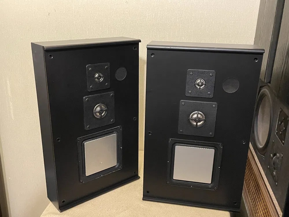 SABA ATM-60 Rare Vintage 3-Way Speakers Serviced Tested Working Hi-Fi Warranty