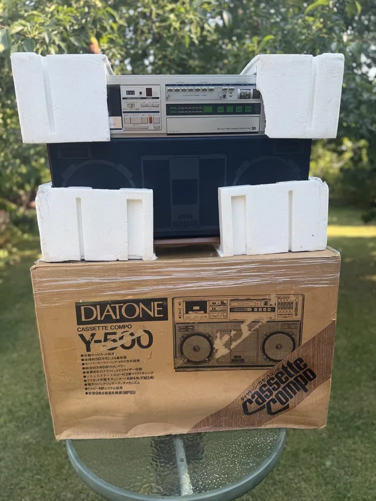 DIATONE Y-500 Rare Vintage Cassette Deck Boombox Ghetto blaster Tested