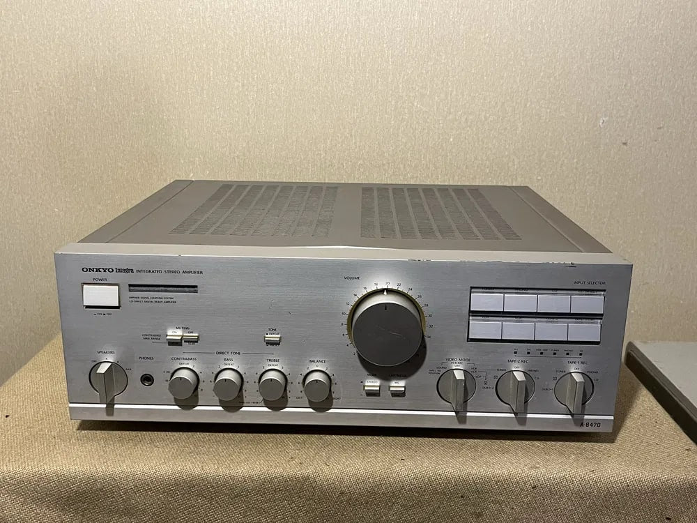 Onkyo Integra A-8470 Rare Vintage Integrated Amplifier Tested Warranty