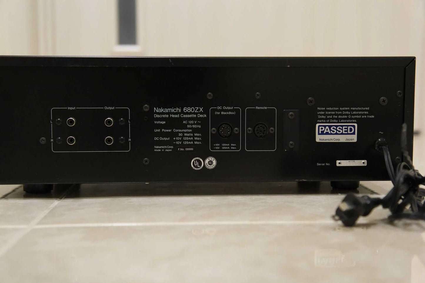 Nakamichi 680ZX Rare Vintage MINT Cassette Deck Serviced Tested 2-Speed Auto