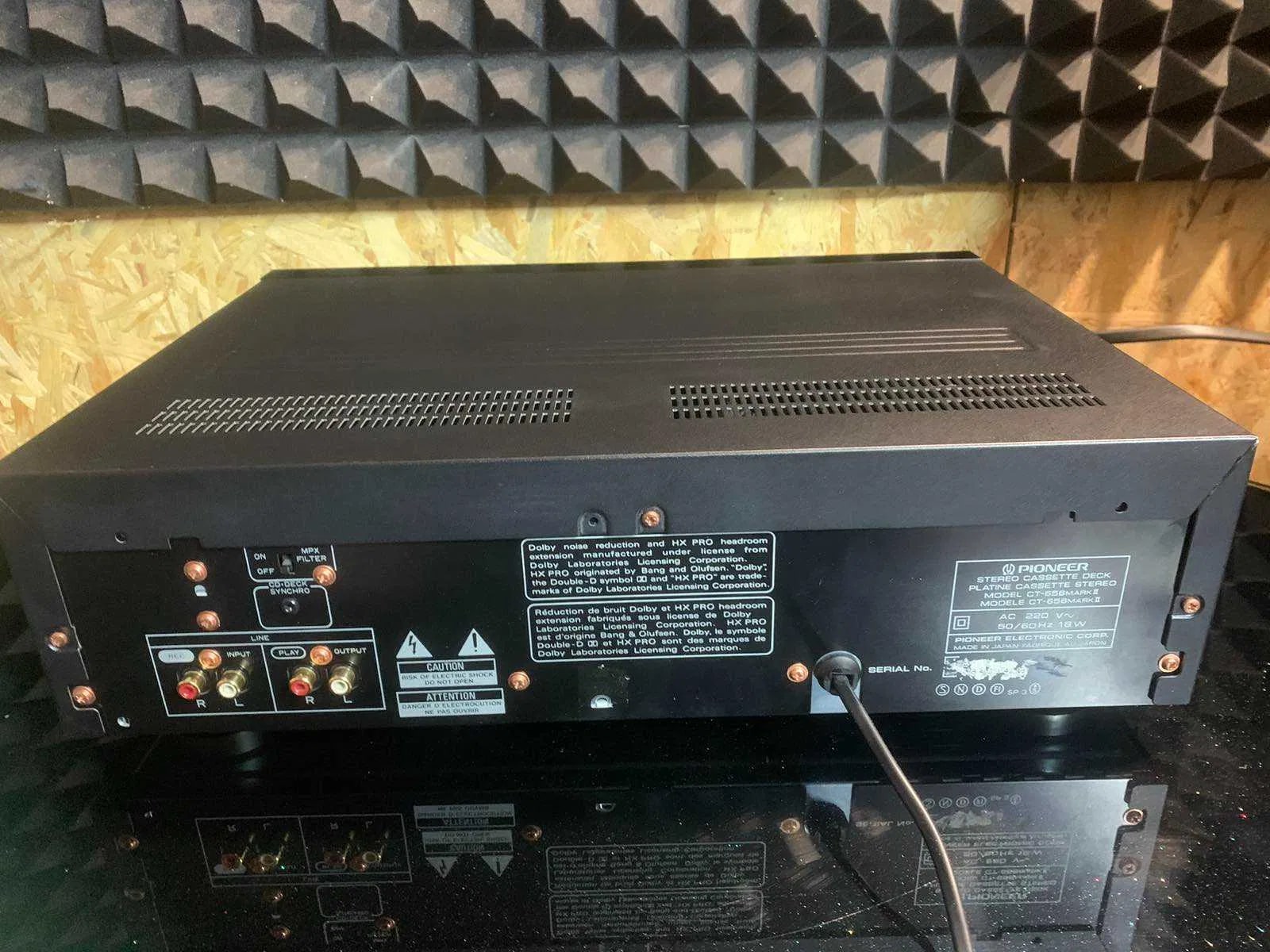 Pioneer CT-656 Mark II Rare Vintage MINT Cassette Deck Tested Hi-Fi Tape Deck