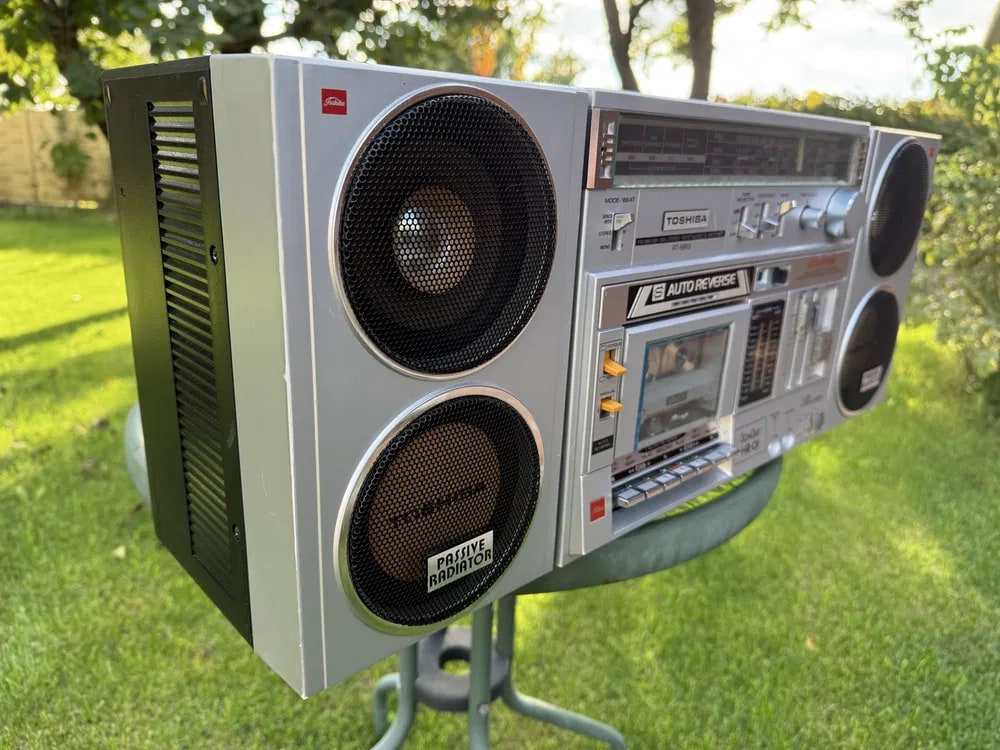 Toshiba RT-S953 Rare Vintage Japan Cassette Boombox Getto blaster Warranty