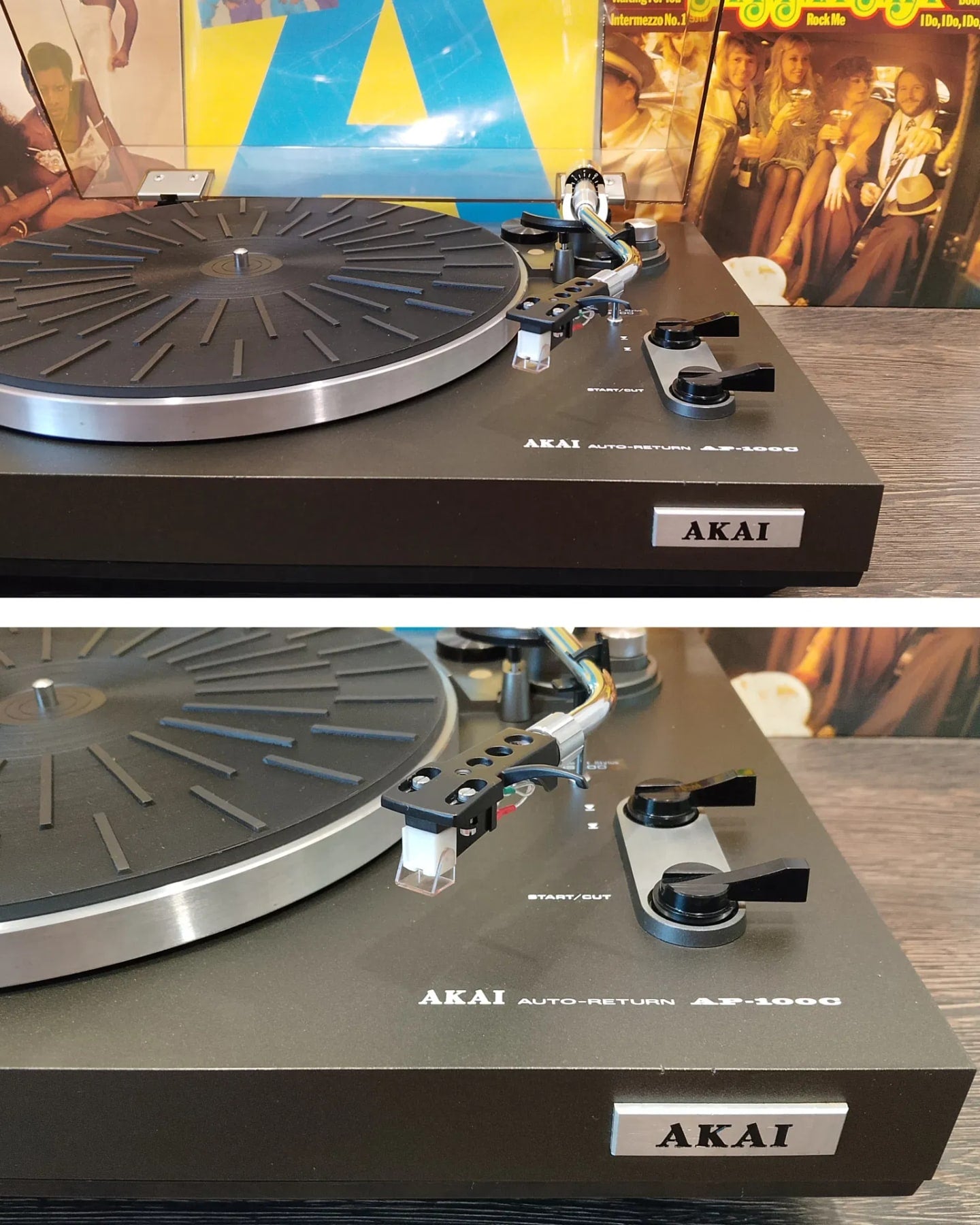 AKAI AP-100C Rare Vintage Turntable Serviced Belt Drive Warranty