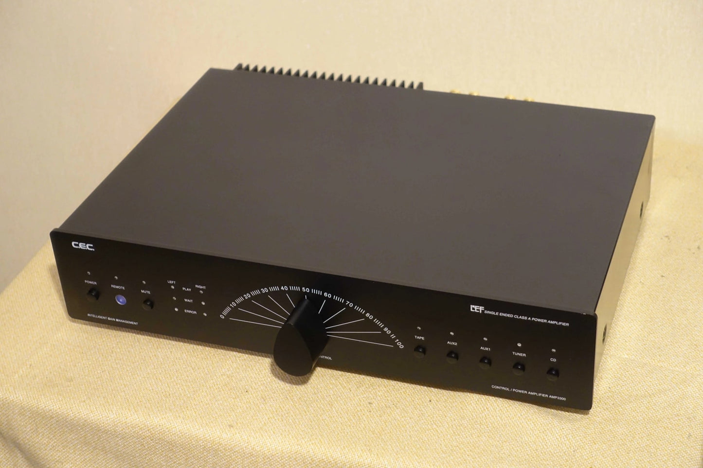 CEC AMP-3300 Rare Vintage Power Amplifier Warranty Tested Class A Stereo