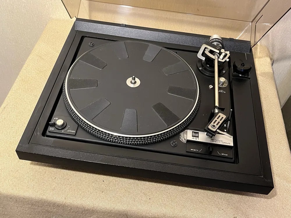 DUAL CS-491 Rare Vintage MINT Turntable Tested Direct Drive Warranty