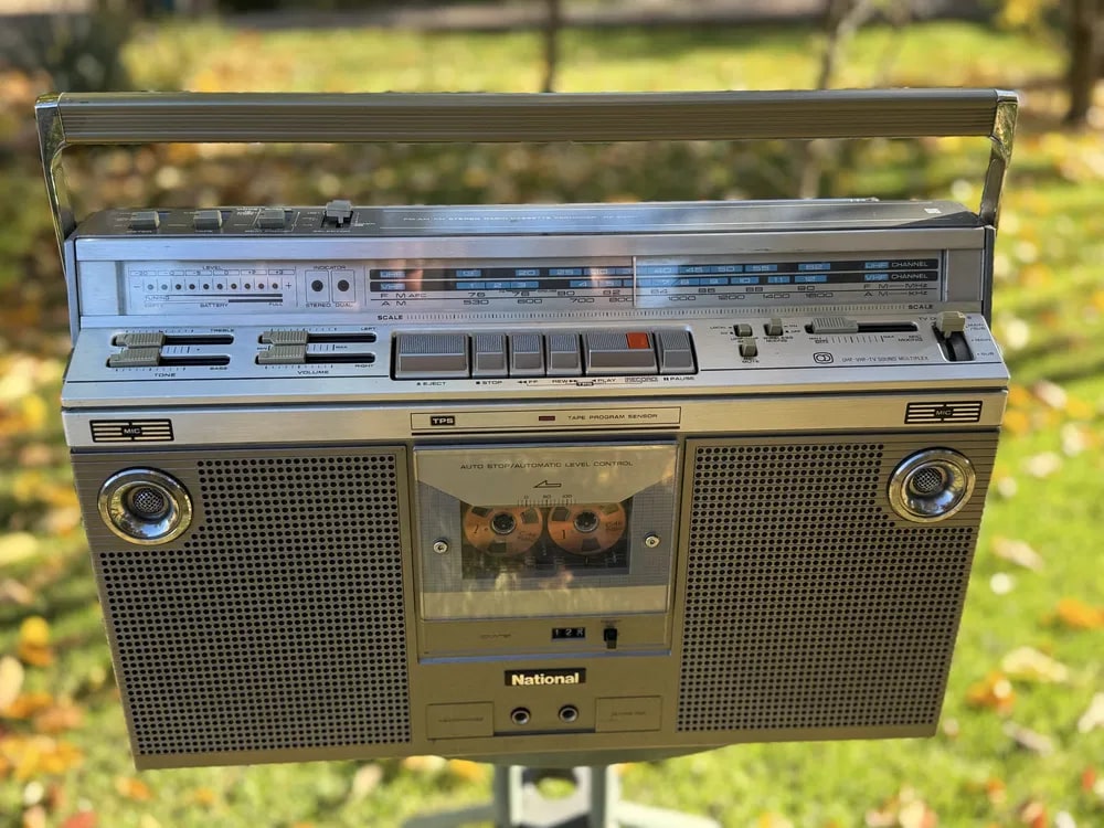 National RX-5320 Rare Vintage MINT Cassette Getto blaster Boombox Serviced