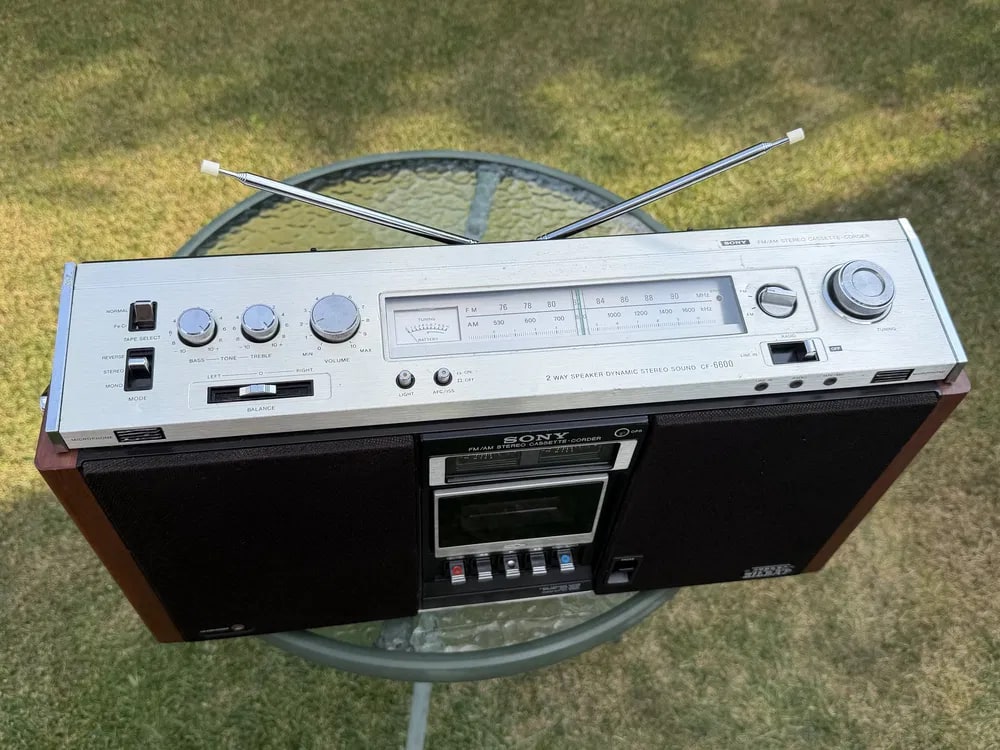 Sony CF-6600 Rare Vintage Mint Japan Boombox Getto blaster Serviced