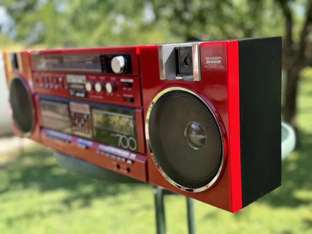 Sharp GF-700ZR Rare Vintage Boombox Serviced Warranty Tested Cassette Deck