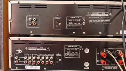 Onkyo A-9211 Rare Vintage MINT Cassette Deck Component Set Serviced