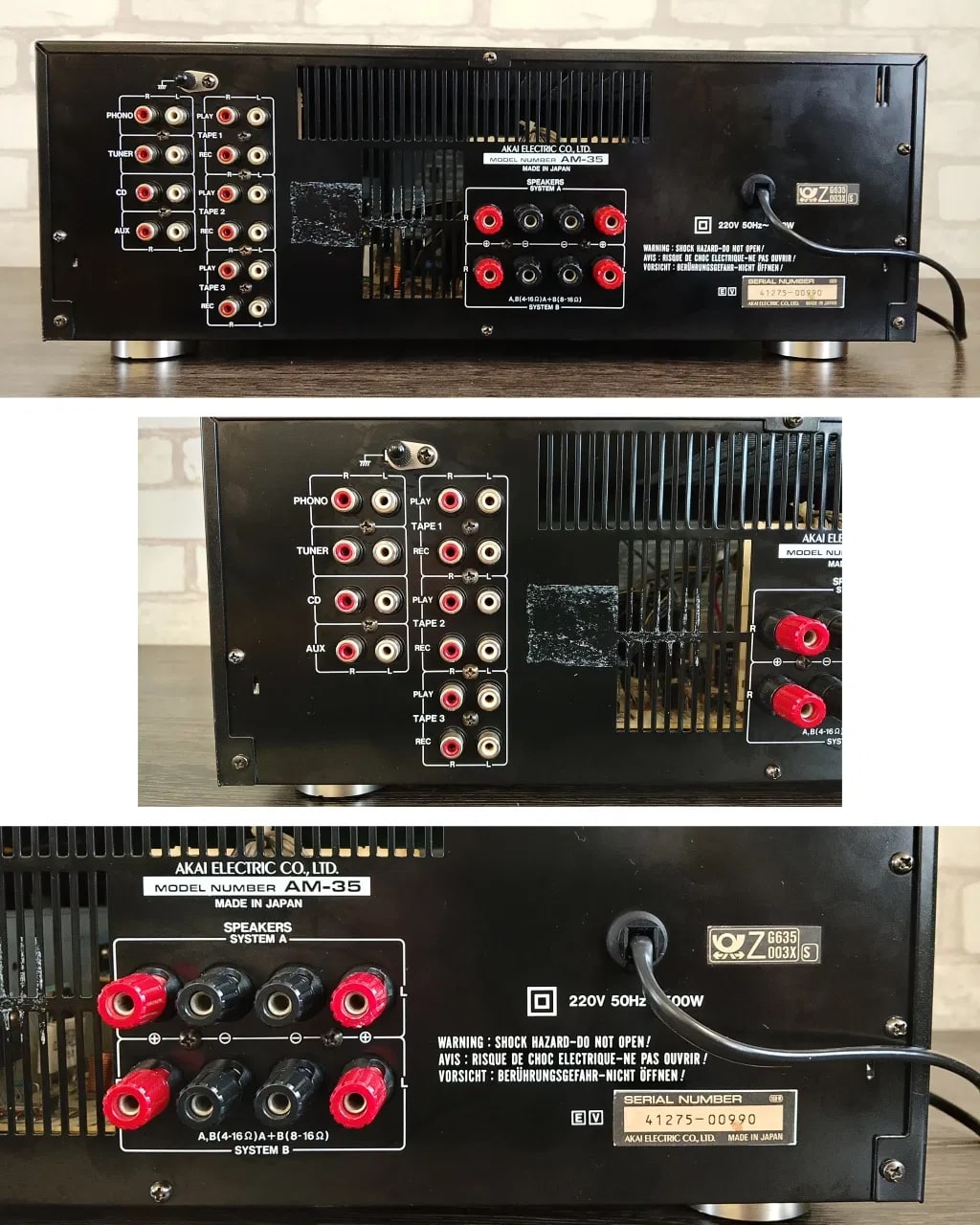 AKAI AM-35 Rare Vintage Stereo Amplifier Serviced Warranty Tested Hi-Fi Serviced
