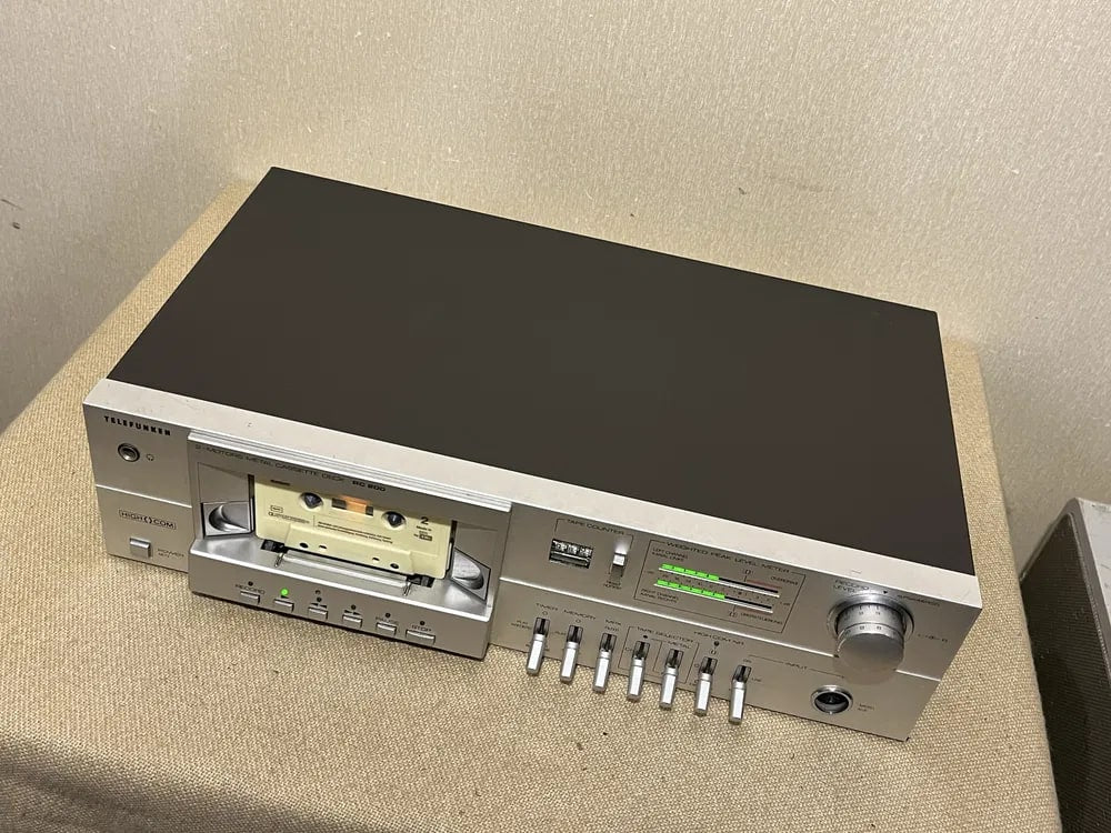 TELEFUNKEN RC-200 Rare Vintage Cassette Deck Tested Stereo Hi-Fi Analog Warranty