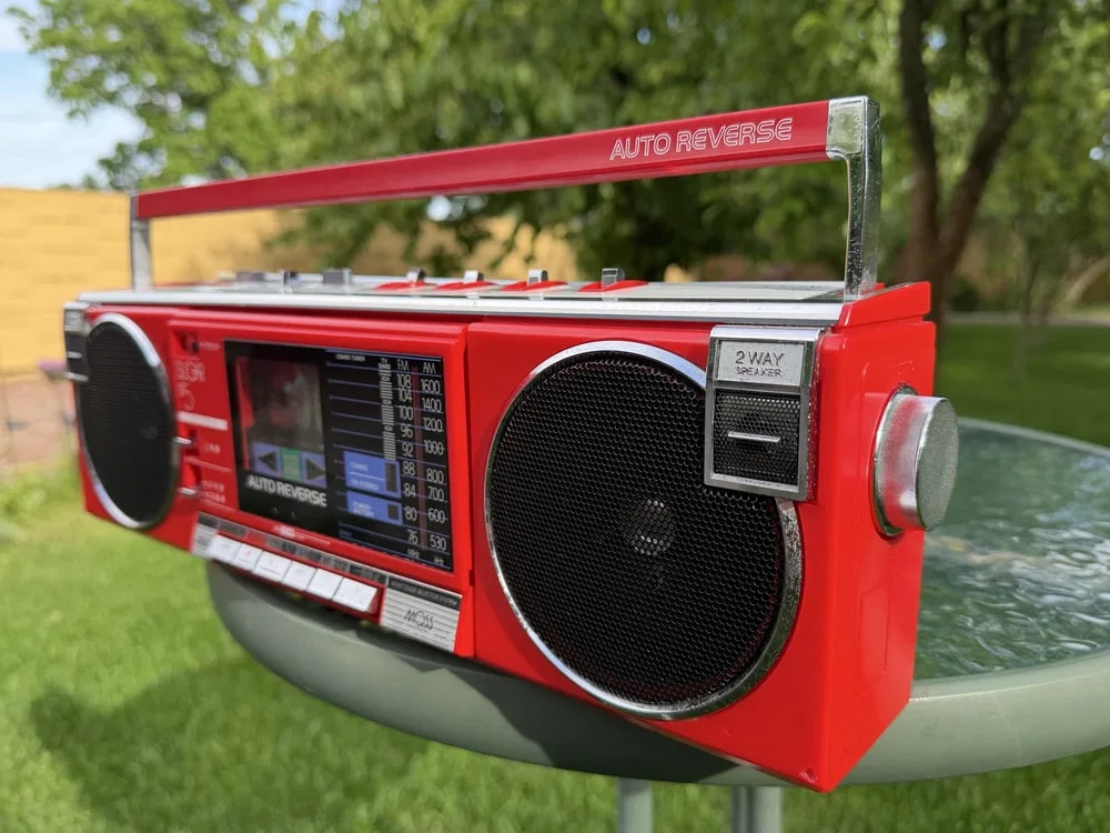 Toshiba RT-SF5 Rare Vintage Cassette Deck Boombox Getto blaster Warranty Japan