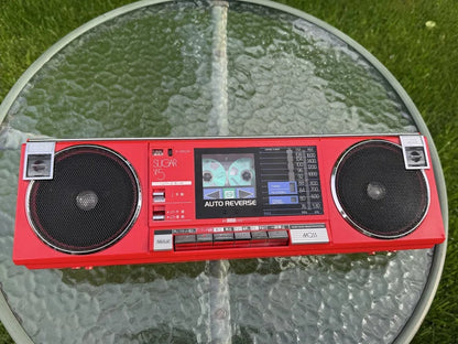 Toshiba RT-SF5 Rare Vintage Cassette Deck Boombox Getto blaster Japan