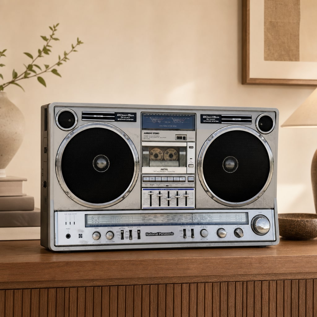 National Panasonic RX-5350F Rare Vintage Boombox Getto blaster Serviced