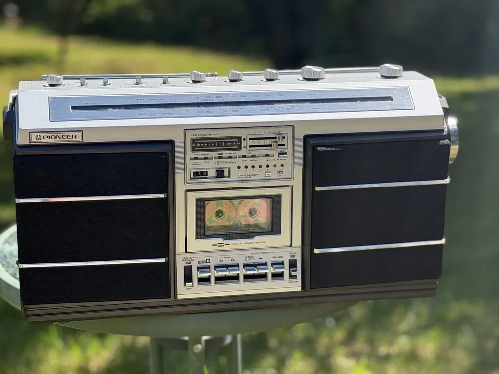Pioneer SK-95 Rare Vintage Cassette Boombox Getto blaster Japan Warranty