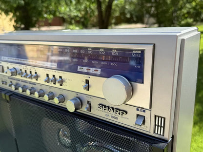 Sharp GF-1000 Rare Vintage Boombox Serviced Fully Working Cassette