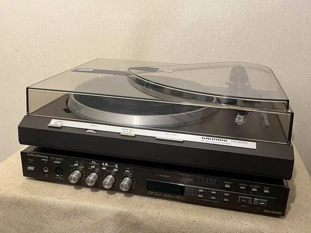 Technics / Grundig PS-2500 / SR-1000 / Box M600 PS-2500 Rare Vintage Warranty