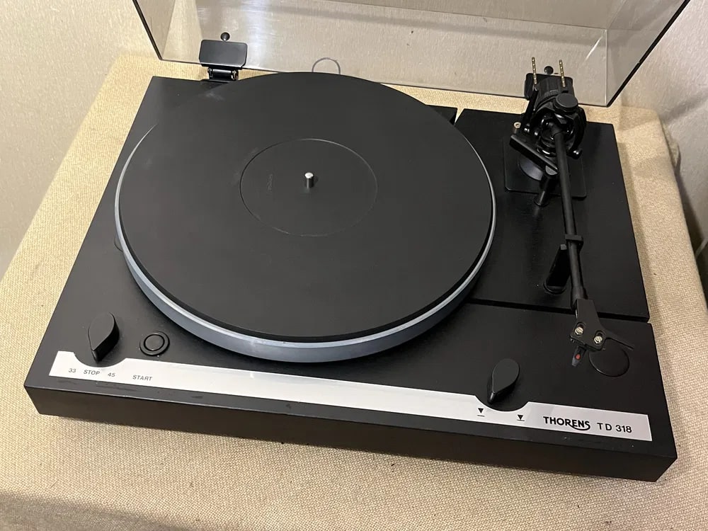 THORENS TD-318 Rare Vintage Turntable Serviced Tested Belt Drive Warranty