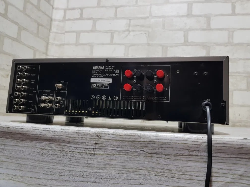 Yamaha AX-540 Rare Vintage Stereo Amplifier Tested Working Hi-Fi Japan
